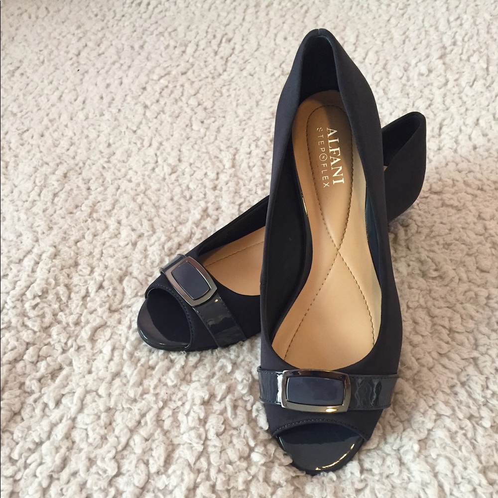 Navy Blue Alfani Wedges